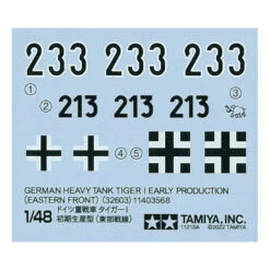Tamiya® Maquette Militaire Tiger I (début De Production) 1:48 -Modèle Militaire Jouet tamiya maquette militaire tiger debut de production 32603 8
