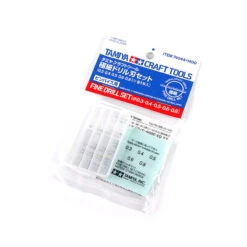 Tamiya® Set De Forets Fins (0,3 / 0,4 / 0,5 / 0,6 / 0,8 Mm)