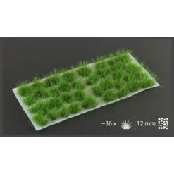 Touffe D'herbe Strong Green XL 12mm (x36) GamersGrass
