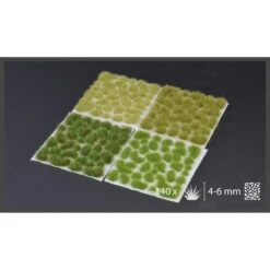 Touffes D'herbe Green Meadow GamersGrass (x140) -Modèle Militaire Jouet touffes d herbe green meadow gamersgrass x140 1