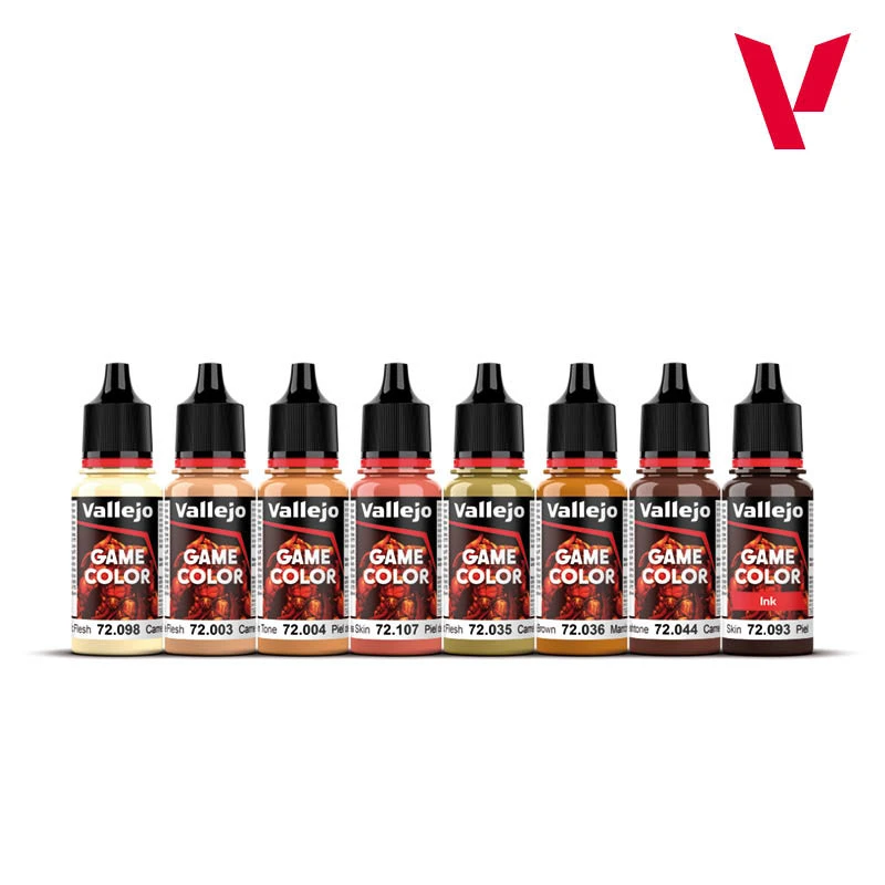 Vallejo® Game Color Set Chair Et Peau Skin Tone 4 Vallejo® Game Color Set Chair Et Peau Skin Tone – Image 2