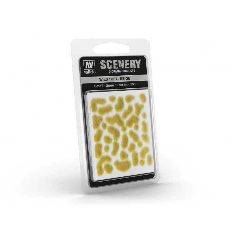 Vallejo® Scenery Touffe D'herbe Beige 2 Mm (35pcs) 3 Vallejo® Scenery Touffe D'herbe Beige 2 Mm (35pcs)