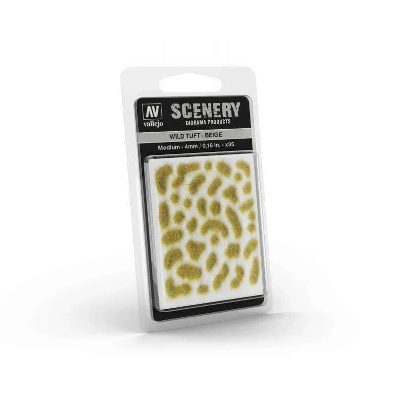 Vallejo® Scenery Touffe D'herbe Beige 4 Mm (35pcs) 3 Vallejo® Scenery Touffe D'herbe Beige 4 Mm (35pcs)