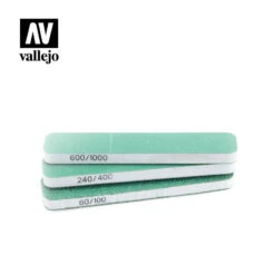 Vallejo® Set De 3 Bandes De Ponçage (90x19x6 Mm)