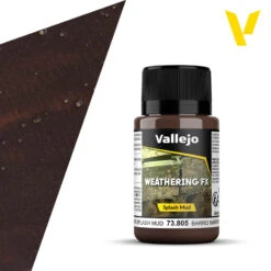 Vallejo® Weathering Effects Brown Splash Mud - 73805 40 Ml
